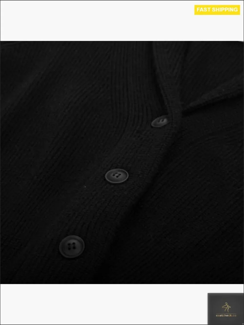 Vintage Shawl Lapel Cardigan Sweater Button Down Soft Knit Outwear Coat Fall - Picture 4 of 7